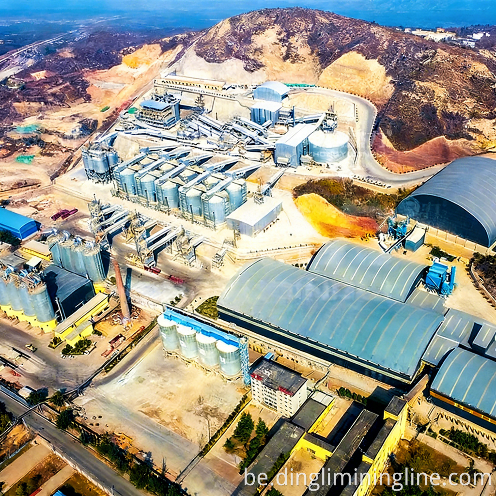 Copper Ore Jaw Cone Crushing Line